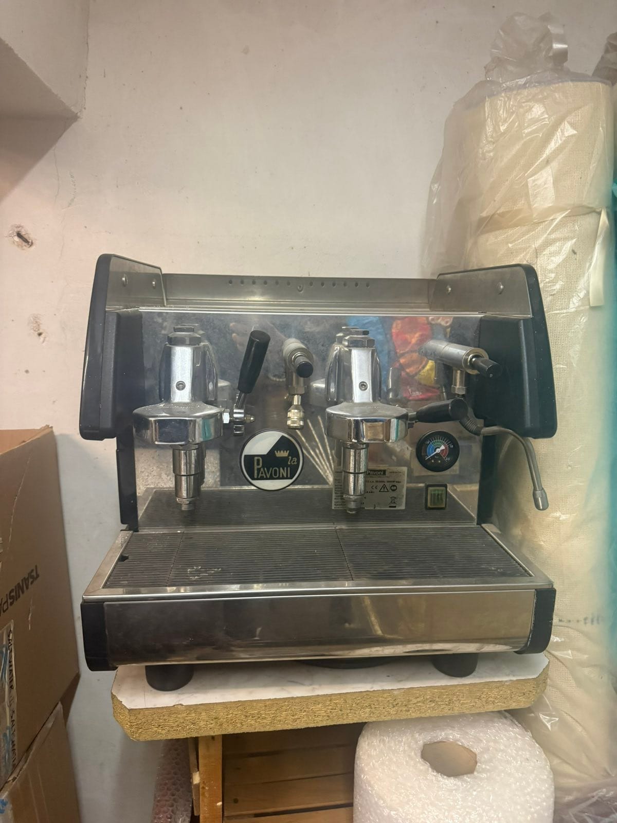 La Pavoni Bar-T (or PUB) 2-Group Commercial Espresso Machine (specifically a semi-automatic / lever-control manual model, often referred to as the La Pavoni Bar 2V or PUB V2).