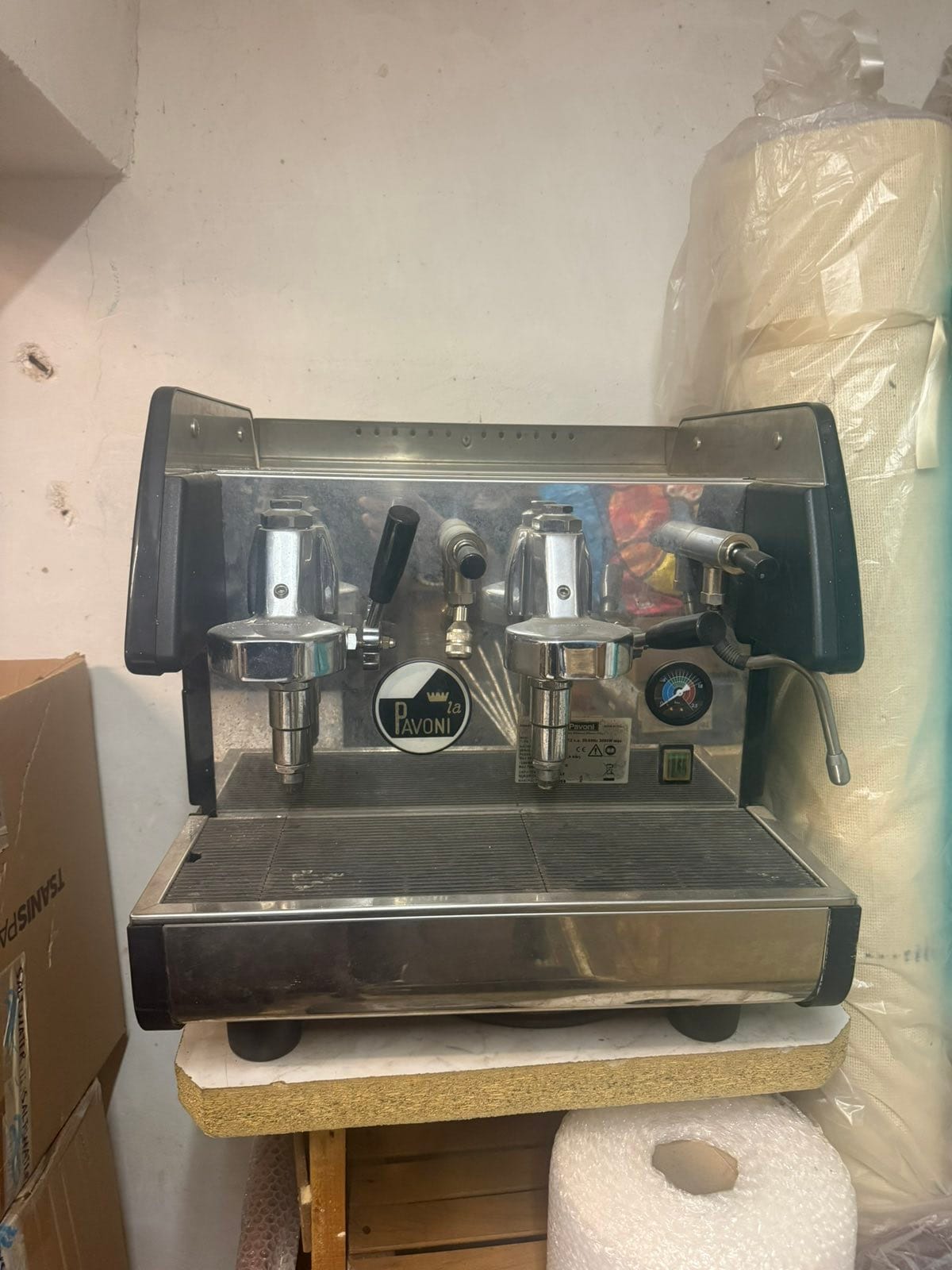 La Pavoni Bar-T (or PUB) 2-Group Commercial Espresso Machine (specifically a semi-automatic / lever-control manual model, often referred to as the La Pavoni Bar 2V or PUB V2).