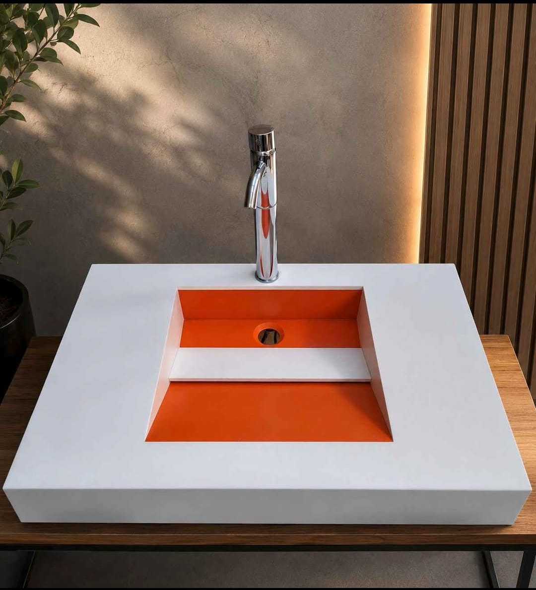 Νιπτήρας Corian 80×50 – Premium Design